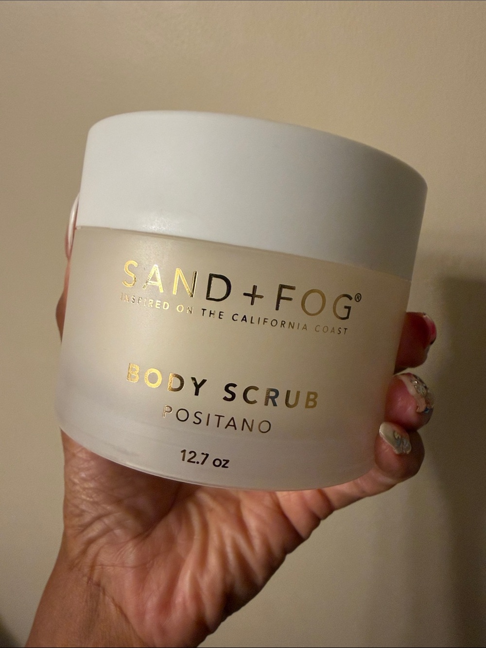 Sand + Fog Positano Body Scrub — White